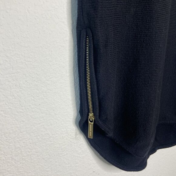 MICHAEL Michael Kors Black Side Zipper Sweater Sz S - Picture 3 of 8